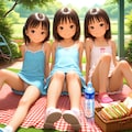 ３人でピクニック 6枚目