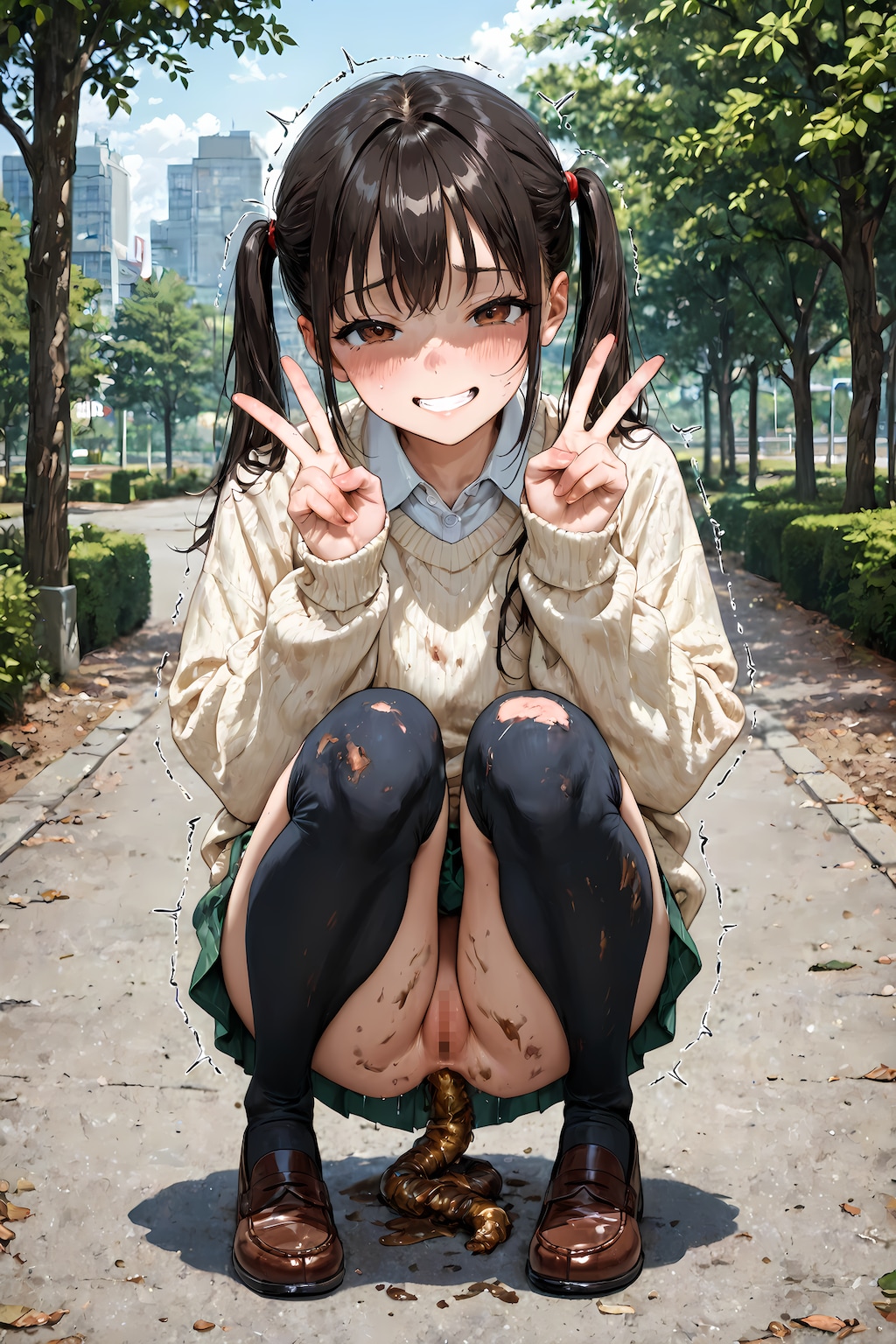 女子たちの放尿と脱糞