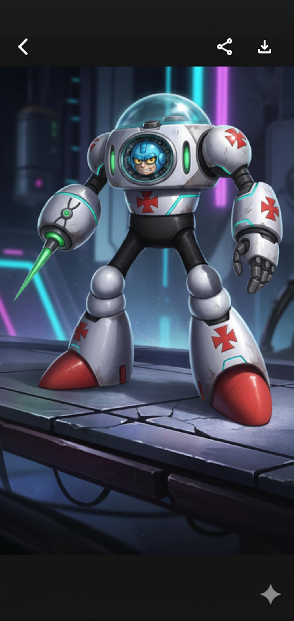 Dr.ケイオスの　　　　　　　　　　　　　オリジナルナンバーズロボット。