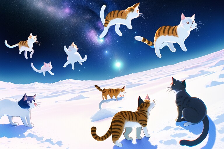 冬の夜(NovelAI)
