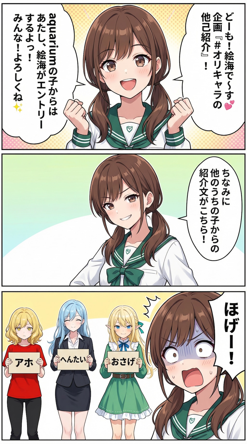 他己紹介エントリー｢絵海ちゃん｣