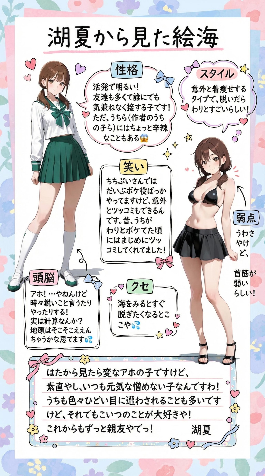 他己紹介エントリー｢絵海ちゃん｣