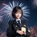 年末の花火デート 7枚目