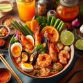 水分補給必至のseafood noodle 4枚目