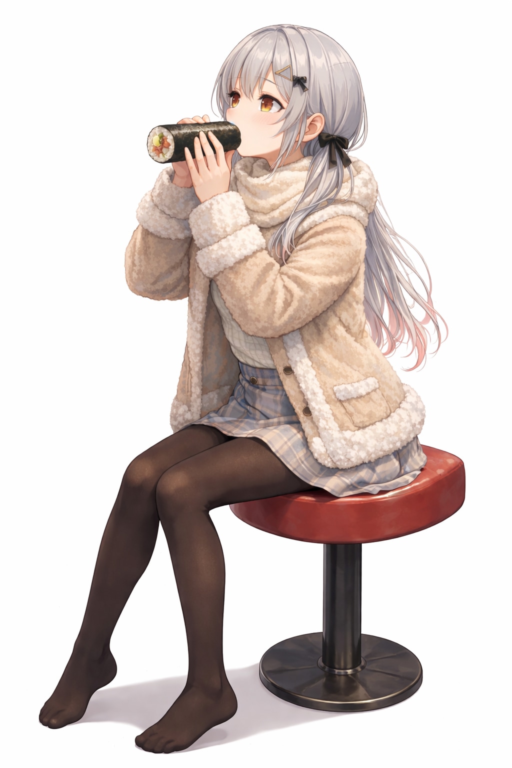 時期の過ぎた恵方巻と冬の回転寿司店― 配信風シーン＆衣装設定集