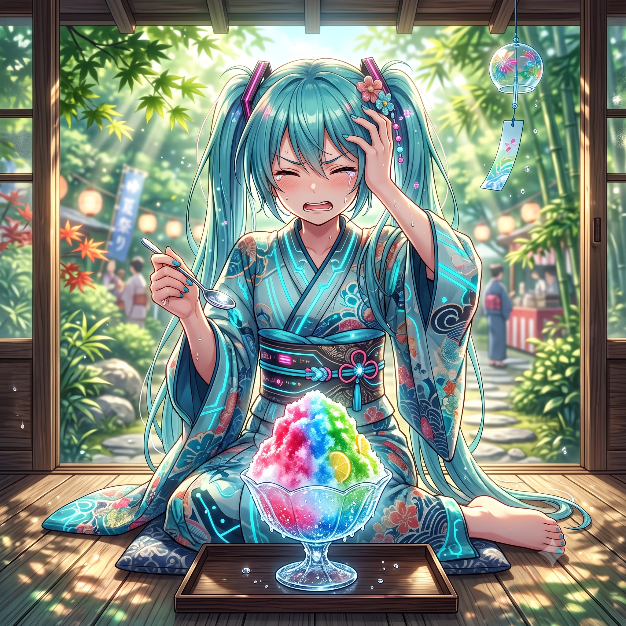 ミクさん今年もキーン！😁
