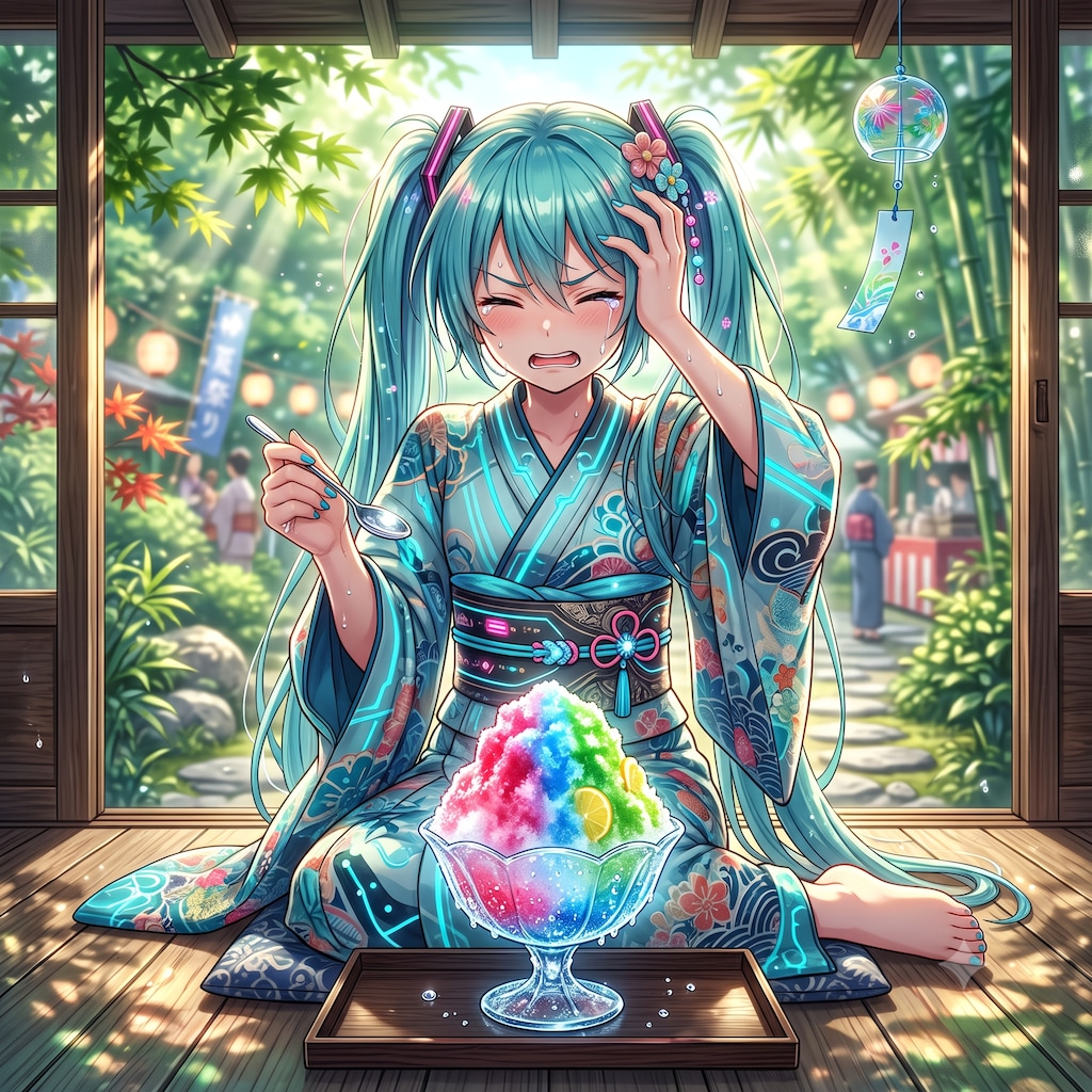 ミクさん今年もキーン！😁