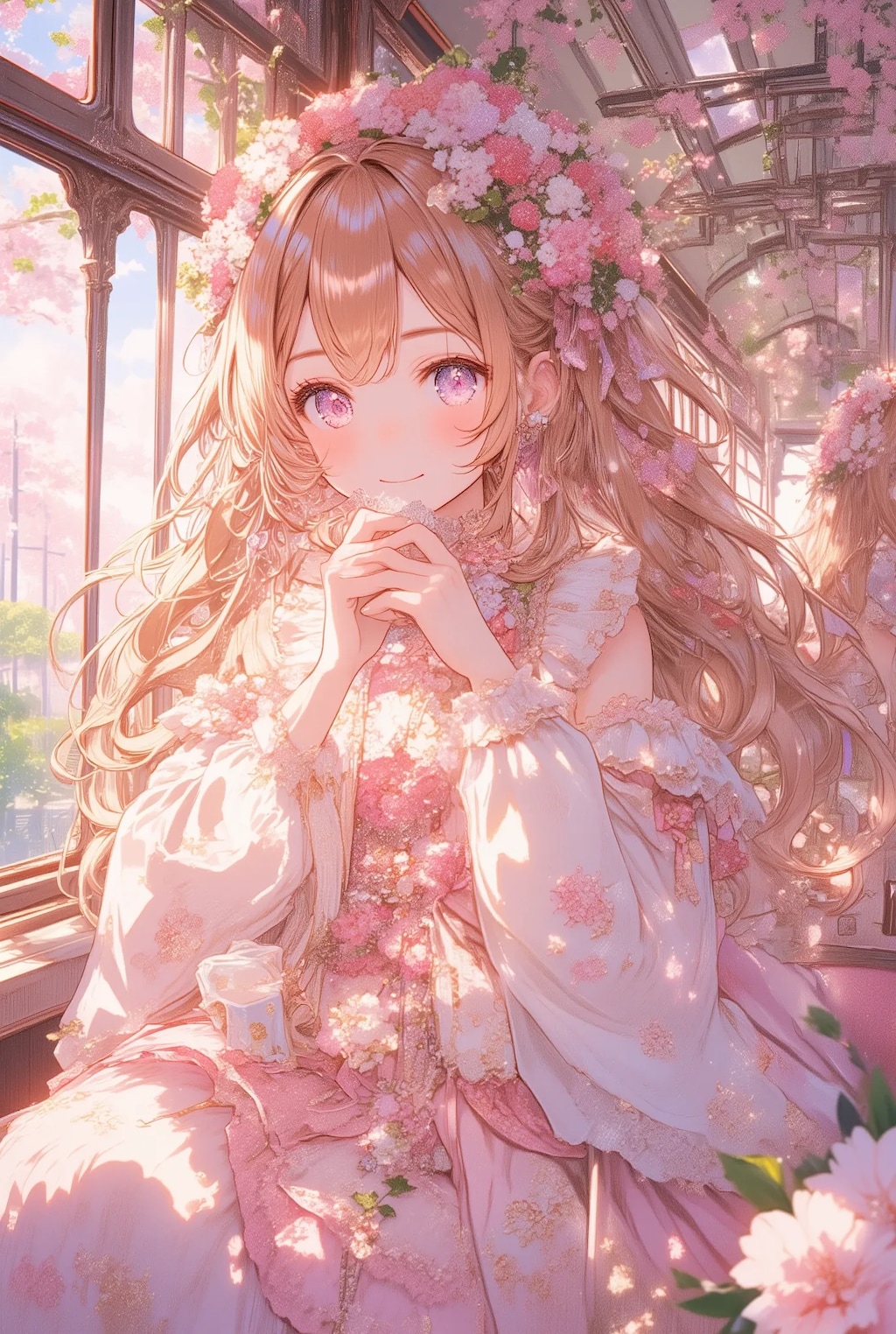 フリフリ花電車