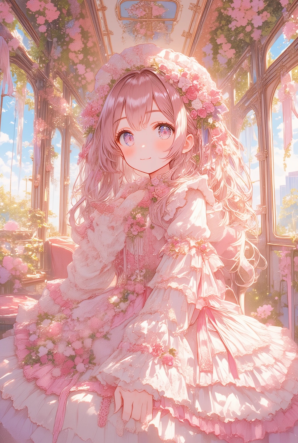 フリフリ花電車