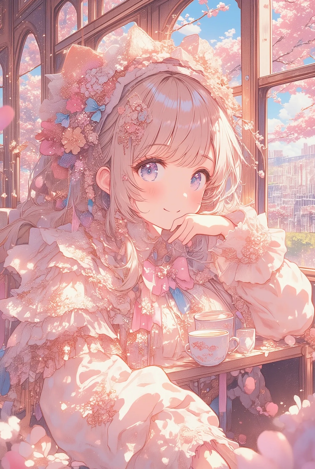 フリフリ花電車