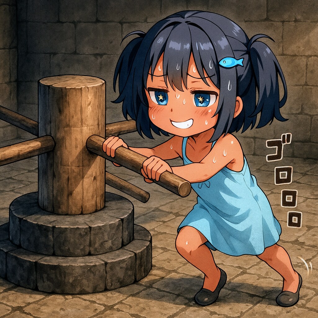 あの謎の棒を回すこなつちゃん