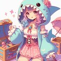 ざっくざくだよ、やったー!!! -サメ少女- 3枚目