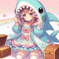ざっくざくだよ、やったー!!! -サメ少女- 2枚目