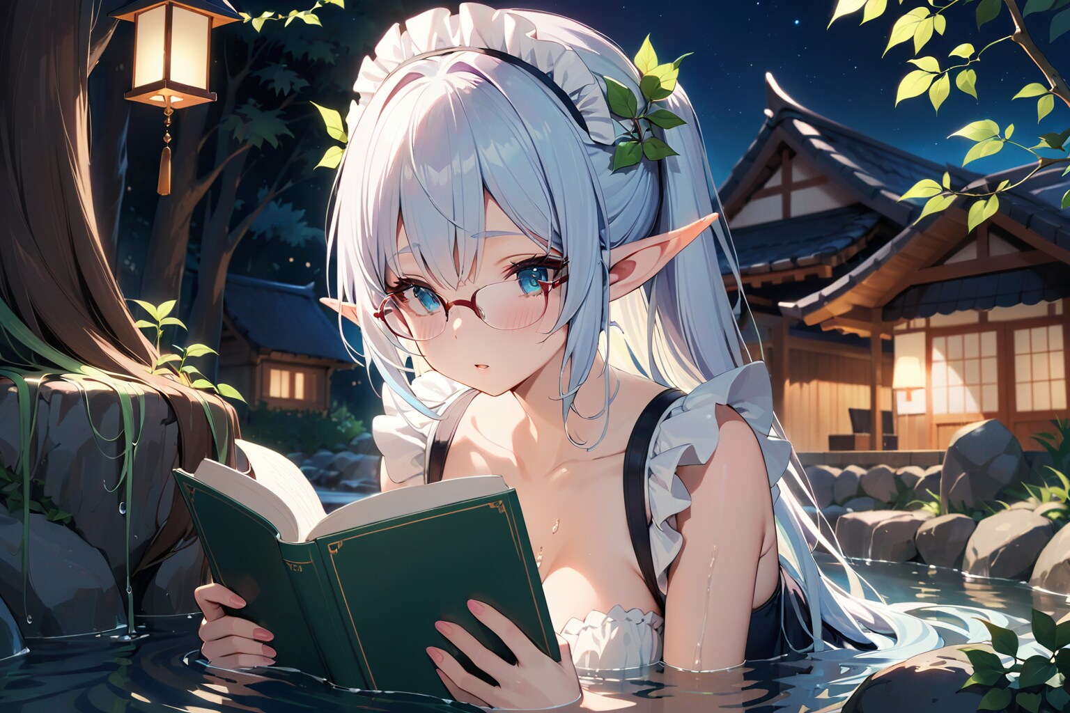 本に夢中なの