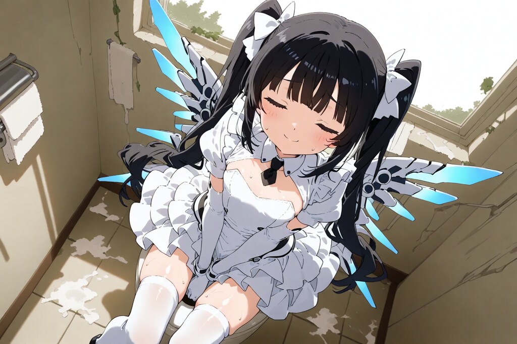 ピュア・ホワイトちゃんの大事なひととき