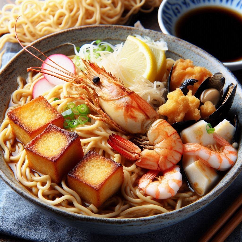 きつねseafood noodle