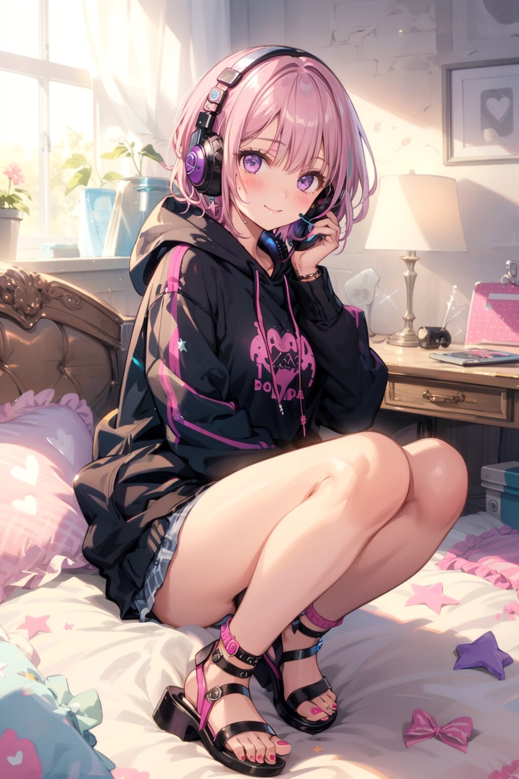 ピンクのお家大好きちゃん | の人気AIイラスト・グラビア