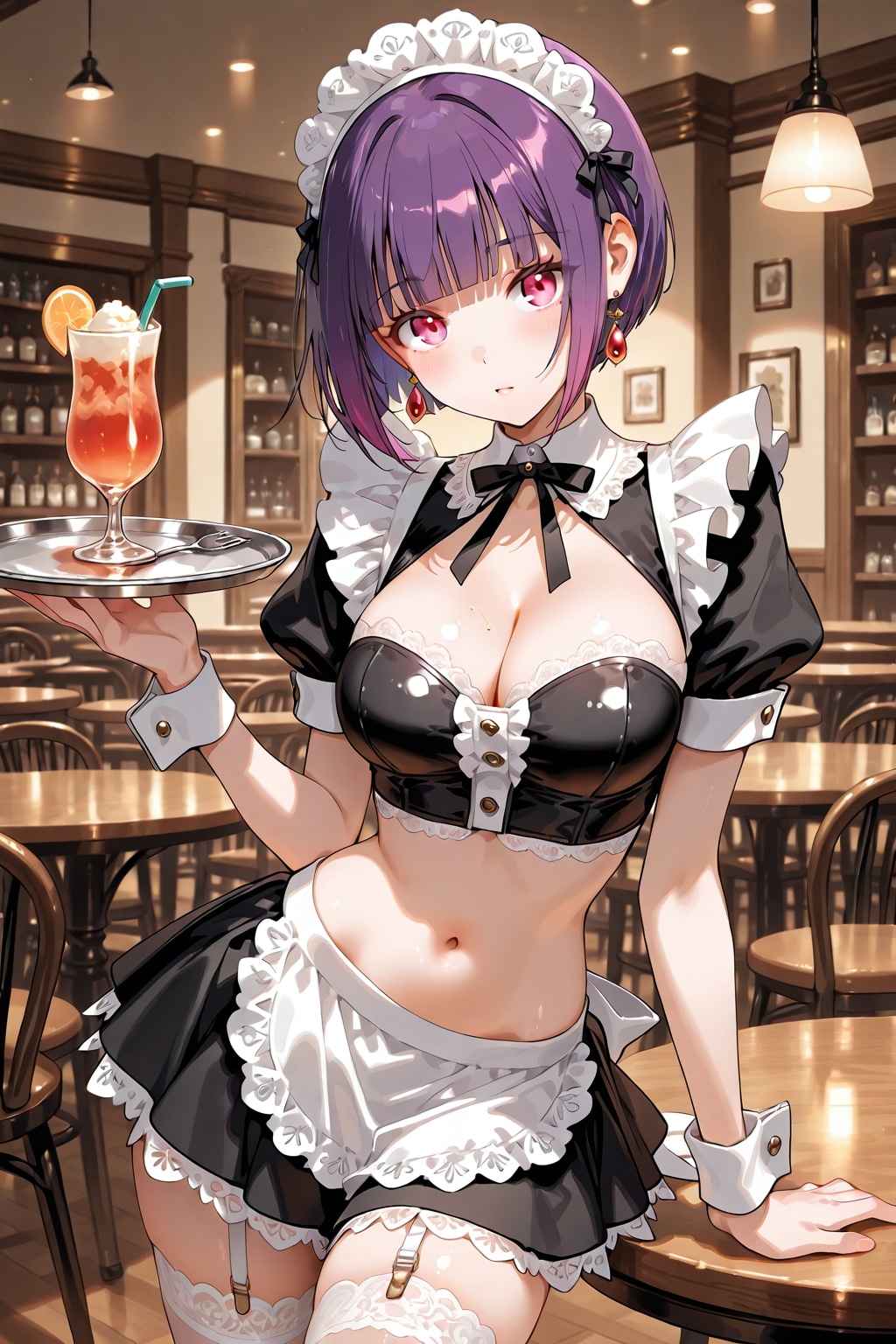 「ご注文のドリンクをご用意いたしました。」 | の人気AIイラスト・グラビア