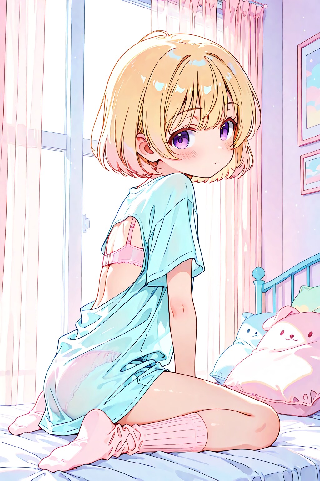 爽快な背中