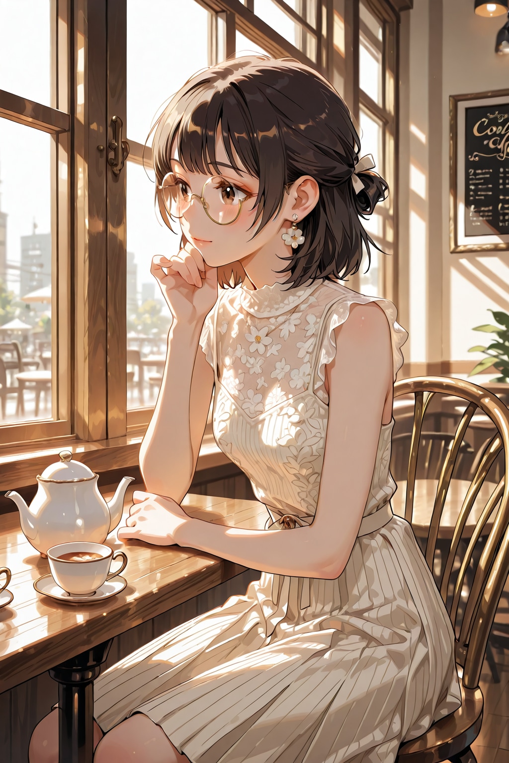 紅茶の美味しい喫茶店 | の人気AIイラスト・グラビア