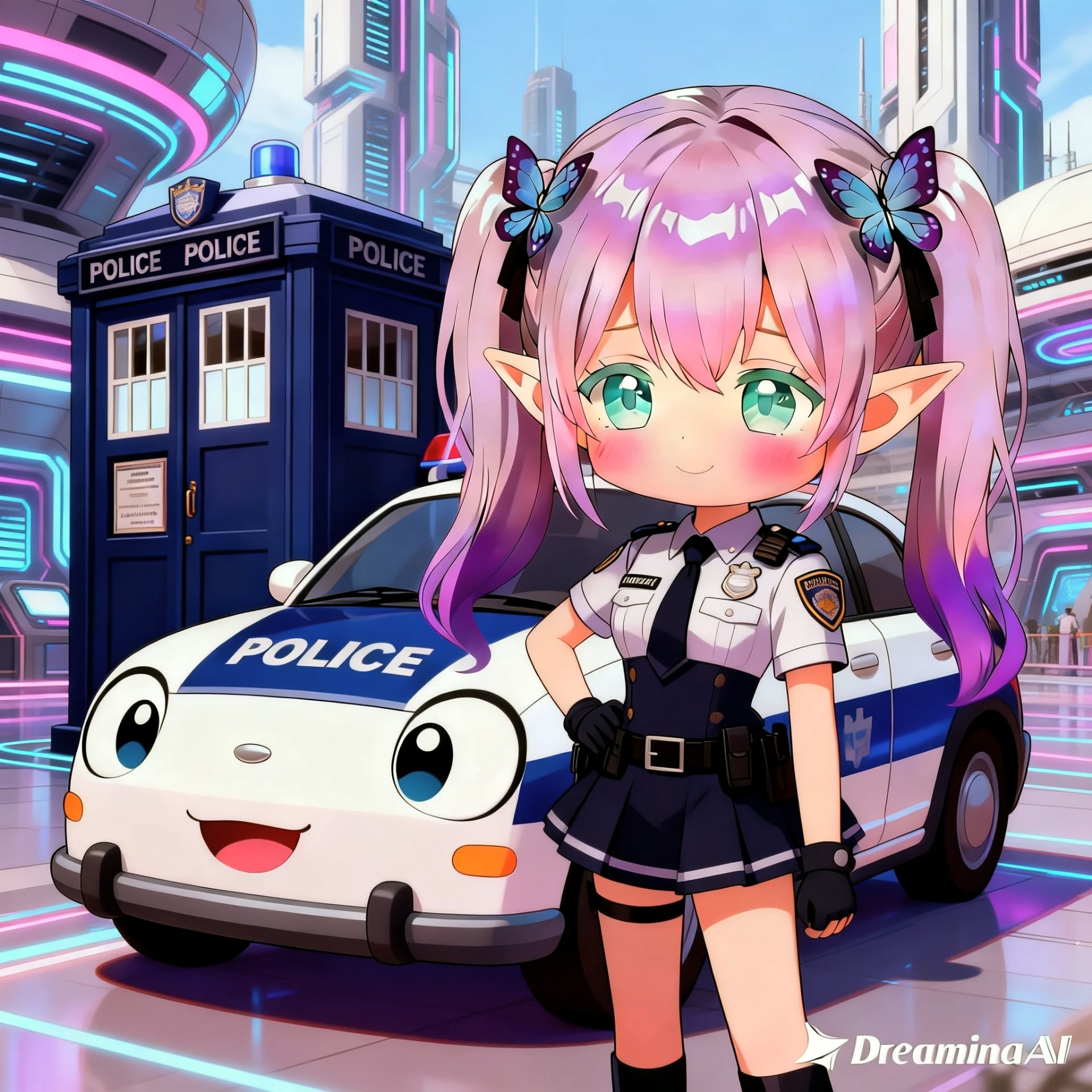 パトロールしま〜す♪ | の人気AIイラスト・グラビア