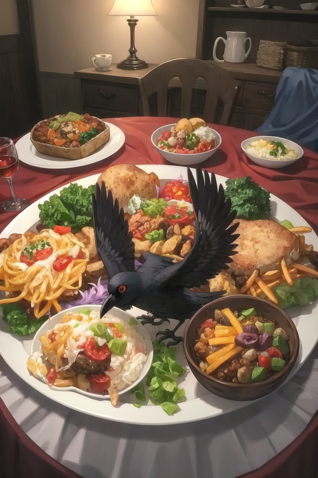 乱鴉の饗宴 | の人気AIイラスト・グラビア