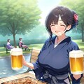 昼間からビールのレイ子さん 2枚目