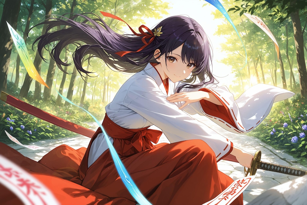 異世界神社の巫女さん