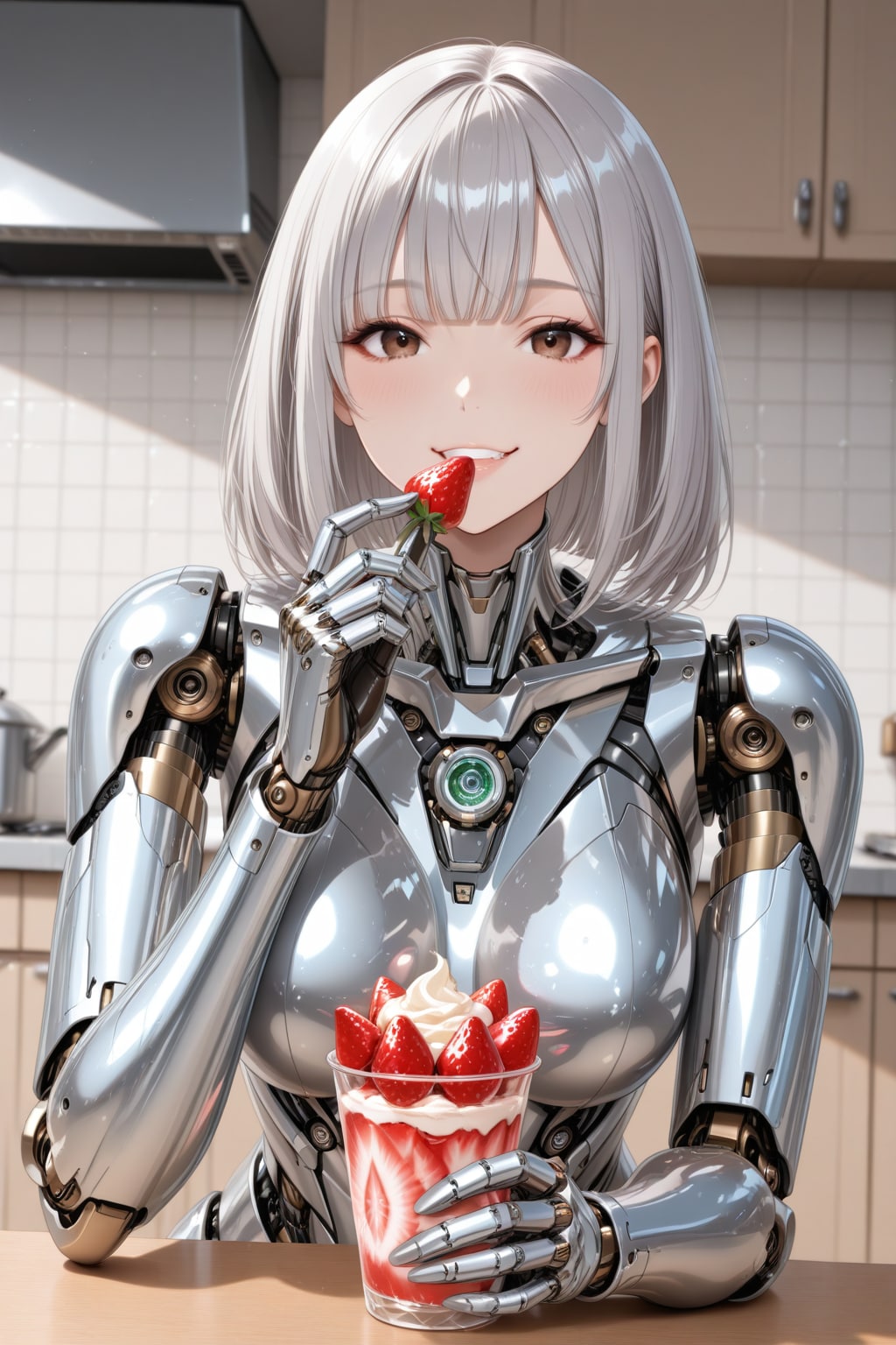 イチゴを食べる | の人気AIイラスト・グラビア