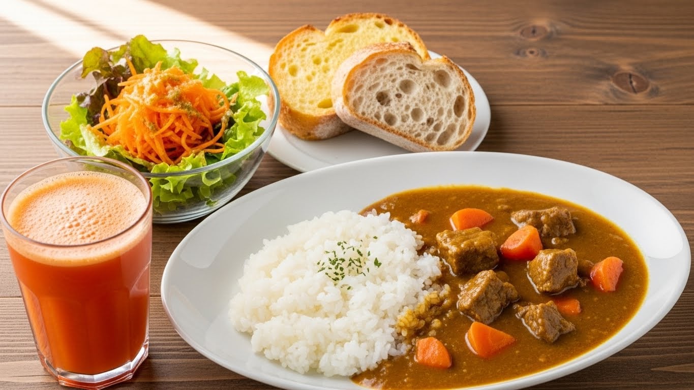 摩訶不思議食堂の人参セット | の人気AIイラスト・グラビア