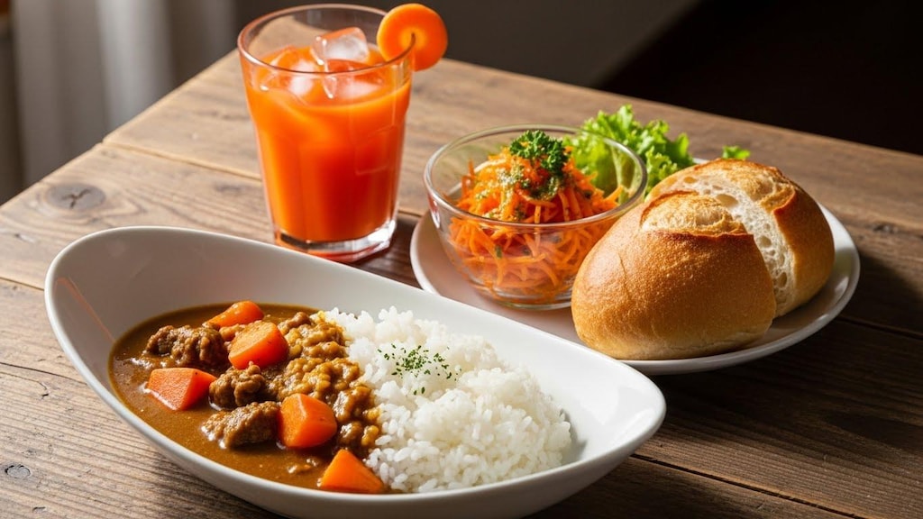 摩訶不思議食堂の人参セット