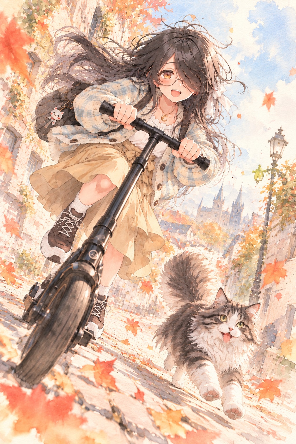 秋風を追い越して、君と駆ける | の人気AIイラスト・グラビア