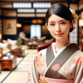 高級旅館の若女将 2枚目