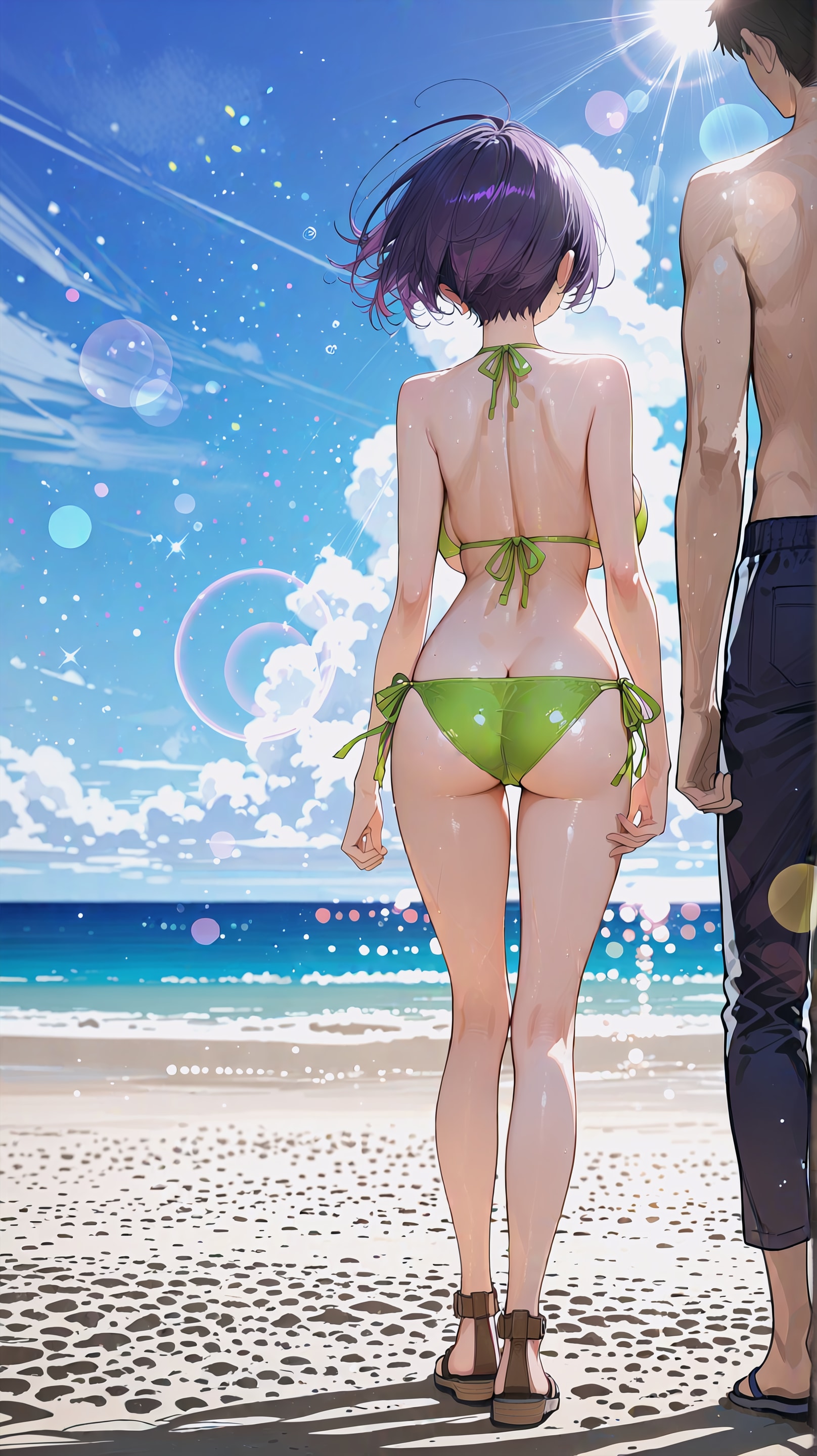 綺麗な浜だね！