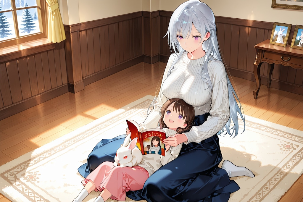 本の読み聞かせ