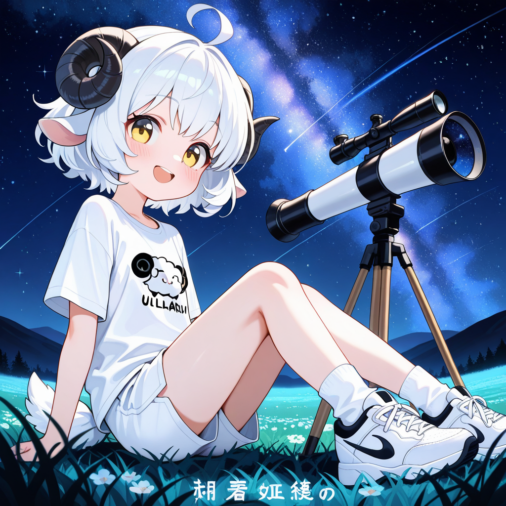 天体観測メイちゃん♡