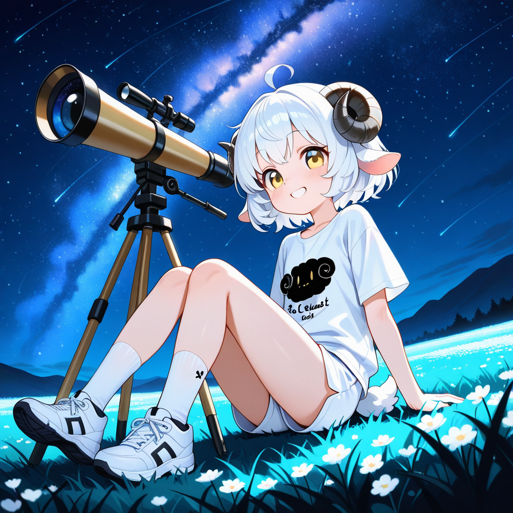 天体観測メイちゃん♡