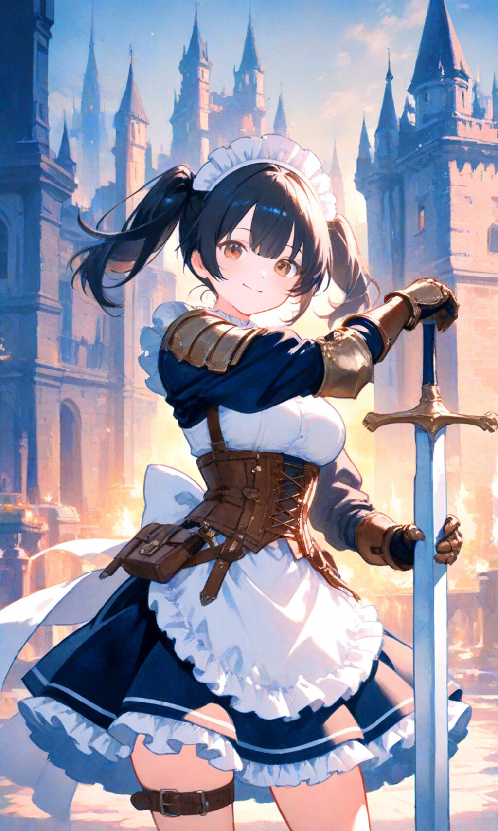 戦うメイドさん