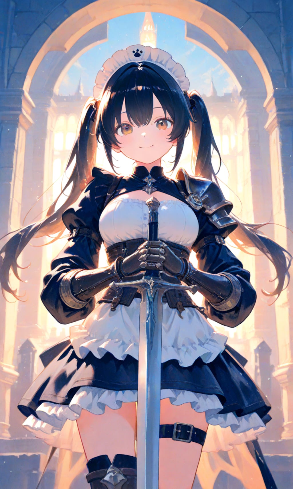 戦うメイドさん