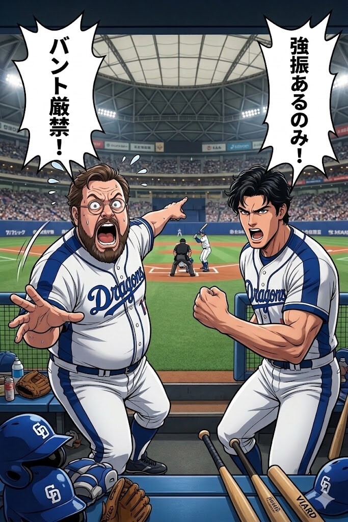 ビヤード男爵監督とブレイン・デッドヘッドコーチ