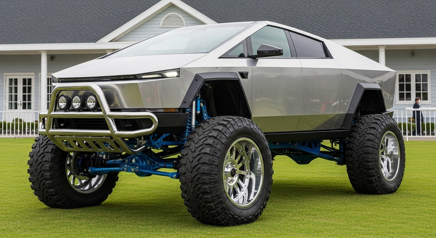 テスラサイバートラック　リフトアップ | の人気AIイラスト・グラビア