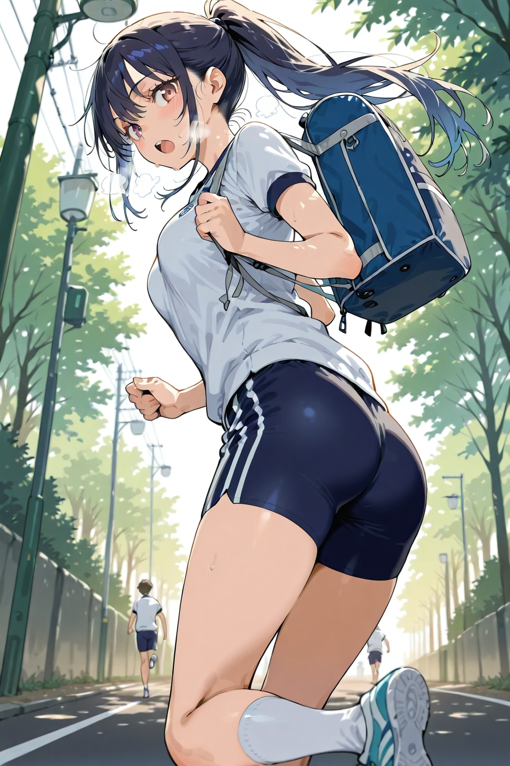 ほら、置いてくぞ！ | の人気AIイラスト・グラビア