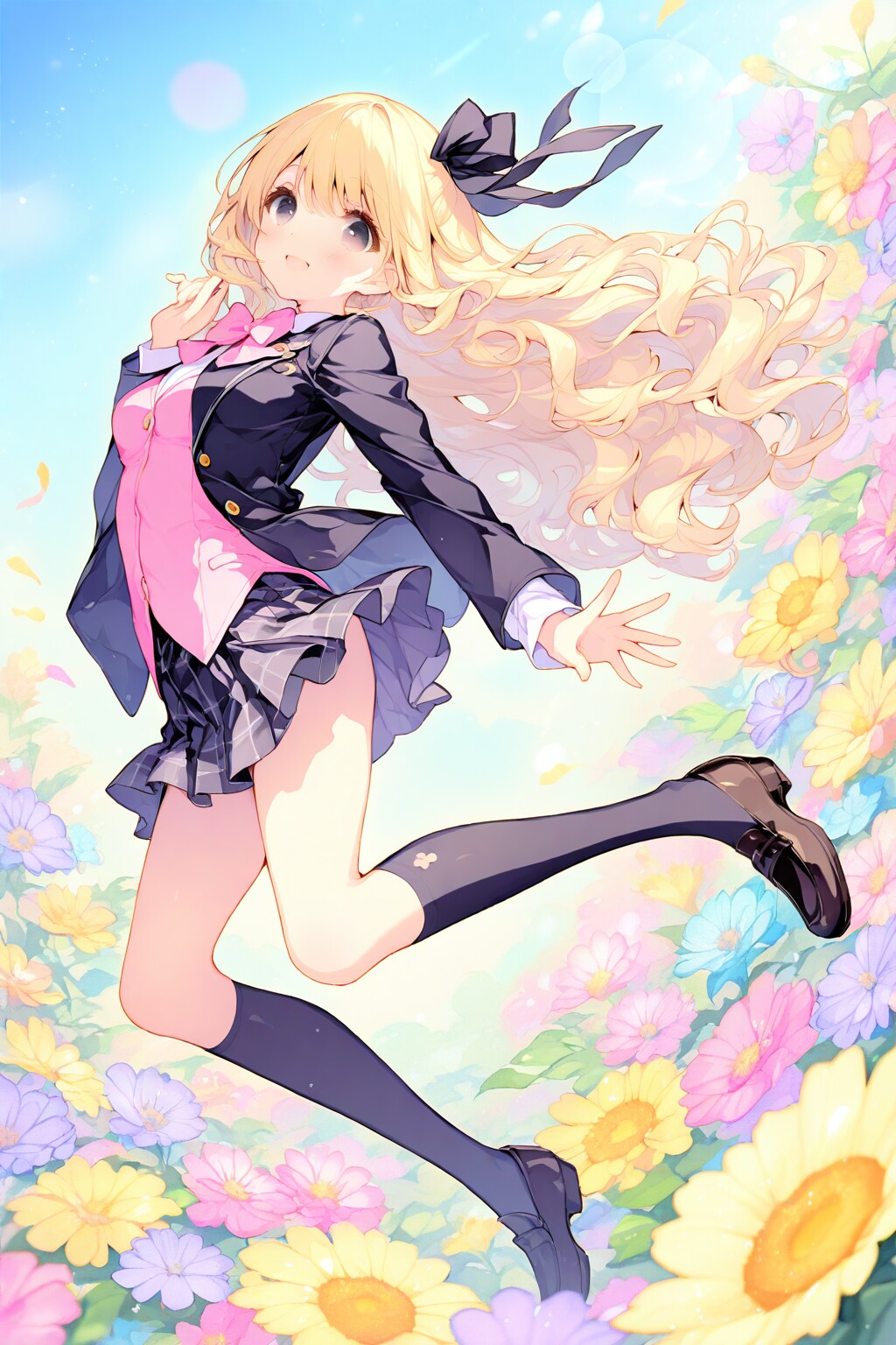 少女漫画風ジャンプ