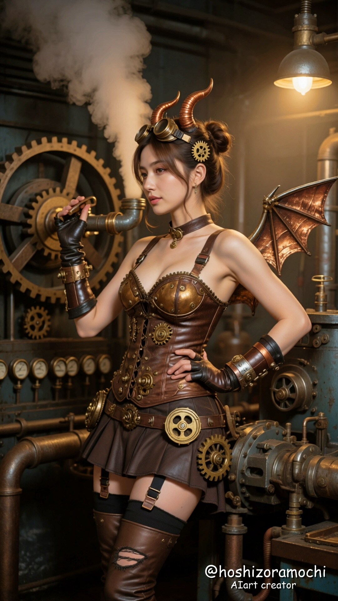 スチームパンクデーモン ― 歯車仕掛けの魔女