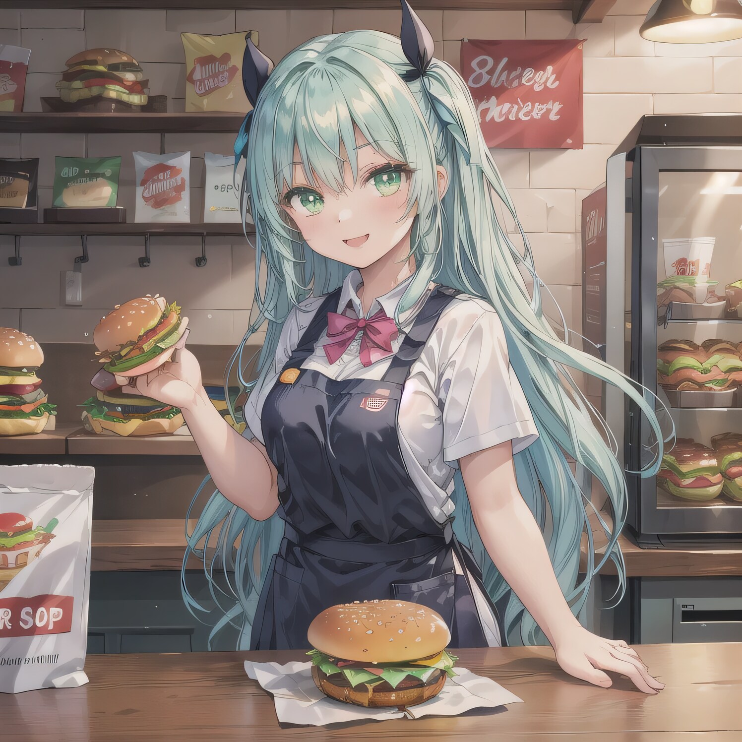 銀髪ロングでクルーの少女６ | の人気AIイラスト・グラビア