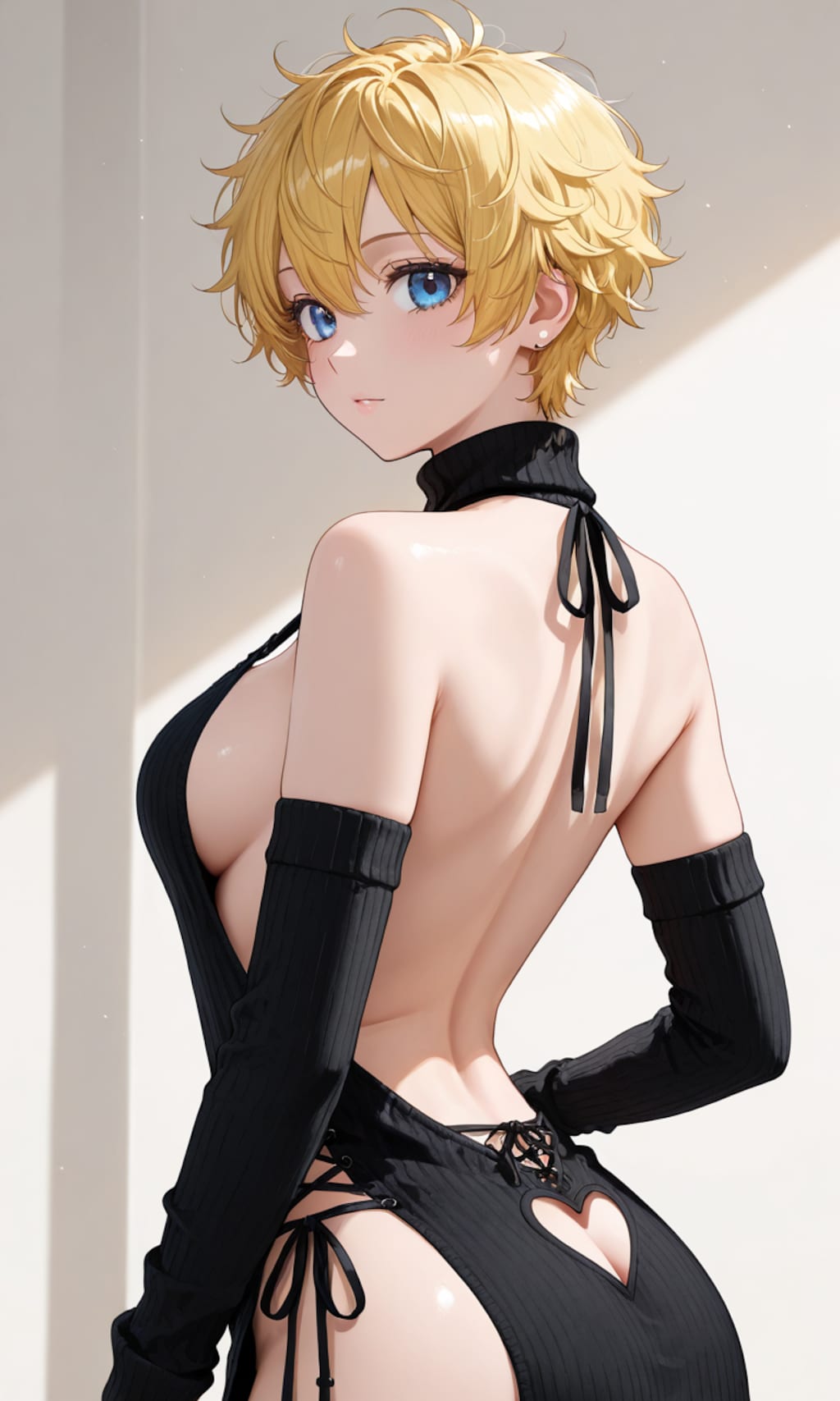 黒ドレスみち♀