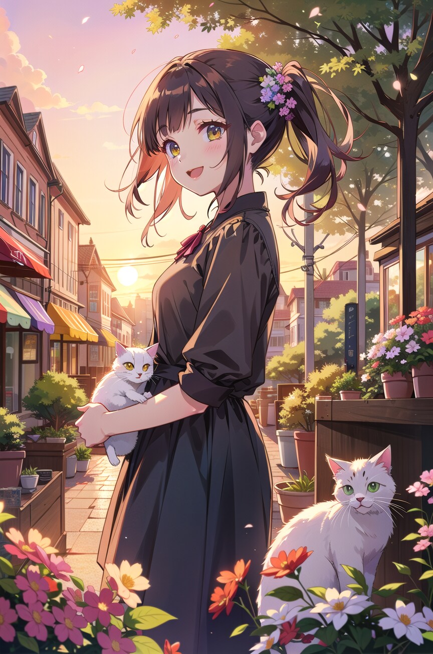 猫と少女 #2