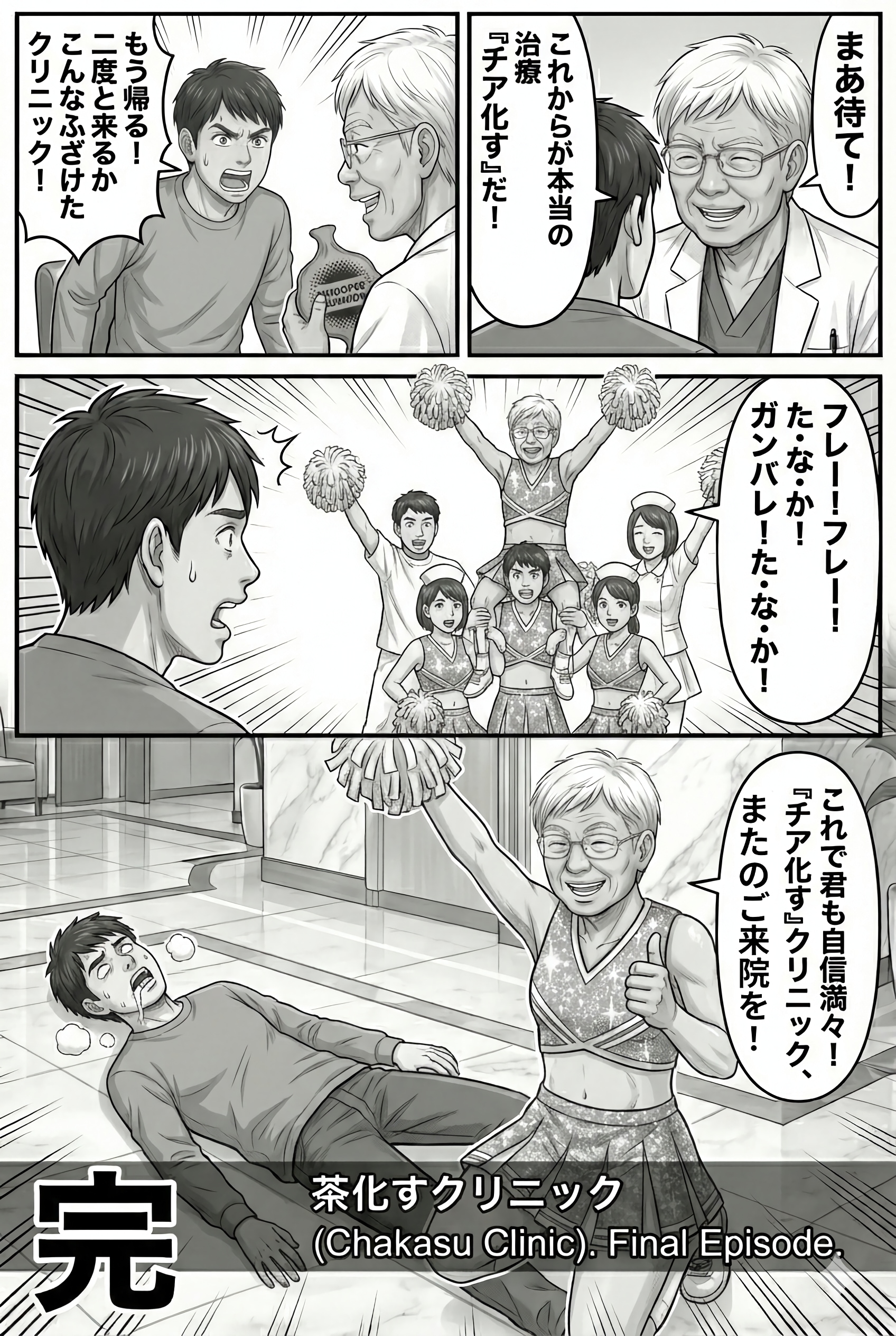 ギャグ漫画〜頑張れ高〇院長〜最終話 | の人気AIイラスト・グラビア
