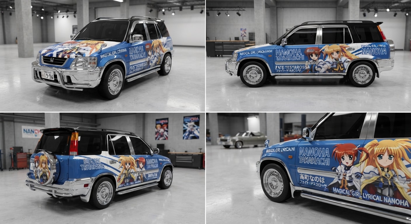 魔法少女リリカルなのは痛車CR-V | の人気AIイラスト・グラビア