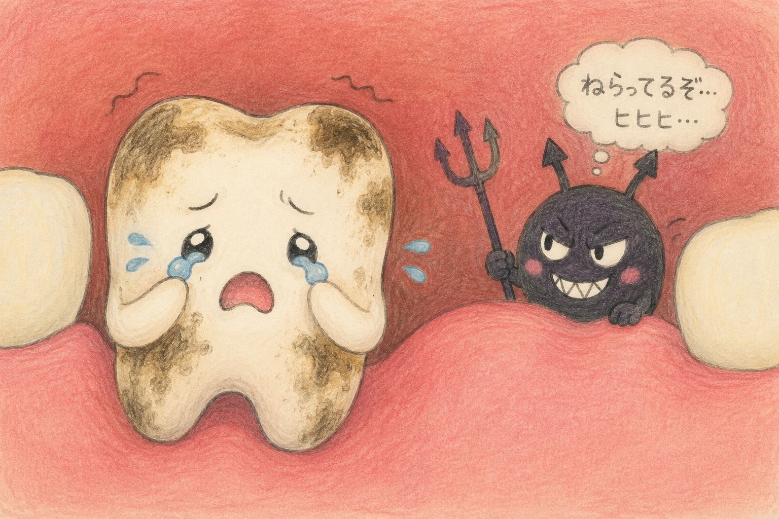 はぶらしがこないよぅ…